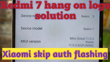 Redmi 7 hang on logo solution | how to flash Redmi 7 offline skipping auth file easy trick 2021.