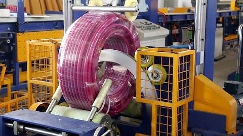 fhopepack hose coil packing machine and pipe wrapping machinery