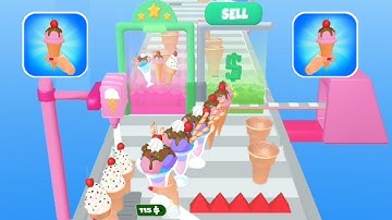 Ice Cream Stack 🍦||New Gameplay (iOS & Android) Walkthrough part 1