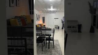 APARTMENT LIVING ROOM MAKEOVER 😍 #shorts #apartment #oddlysatisfying #hacks