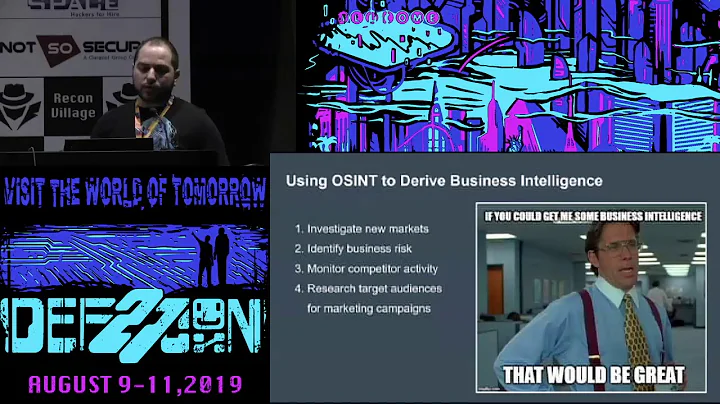 Adrian Korn - The OSINT space is Growing Are we Ready video - DEF CON 27 Recon Village