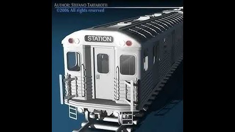 3D Model Subway Train Review