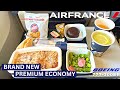 Air france brand new boeing 777300er premium economy  paris  seoul