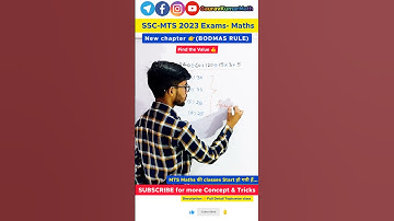 🔥 bodmas rule test for ssc mts 2023 🔥🔥