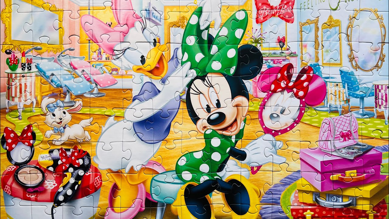Minnie Mouse und Daisy Duck Jigsaw Puzzle 🎀🌈 - YouTube