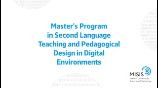 Master's Program in Second Language Teaching and Pedagogical Design in Digital Environments