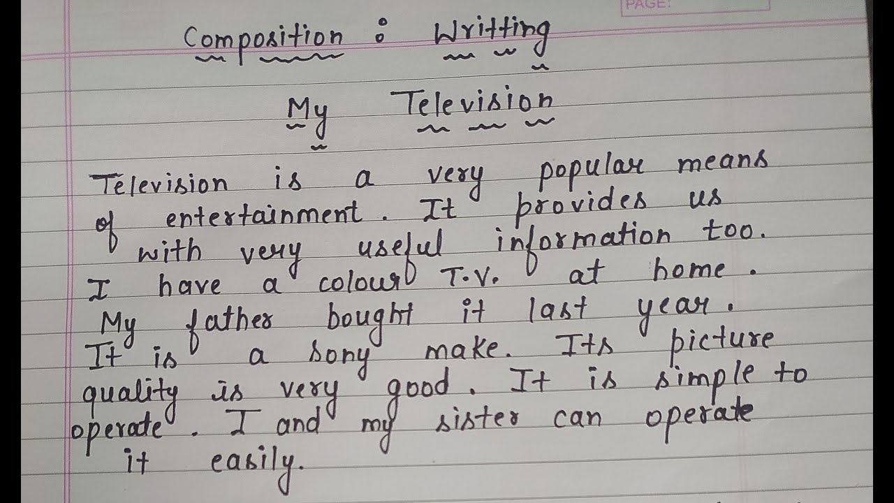 Television Composition  
