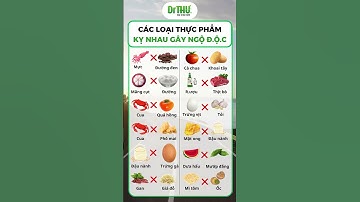 Các loại thực phẩm kỵ nhau gây ngộ độc | Dr Anh Thư