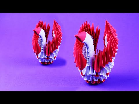 Video: Paano Gumawa Ng Isang Sisne Sa Modular Origami