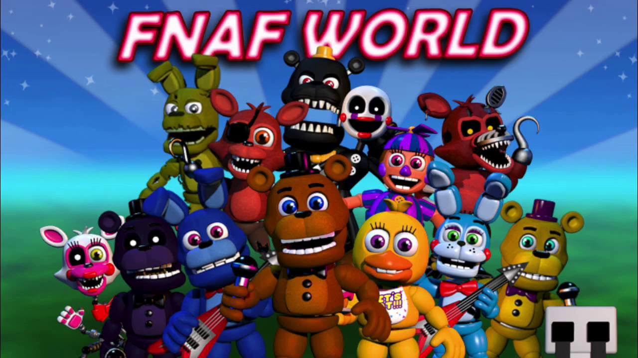 FNAF World Ultimate: Concept Art for the Party Creation screen this screen  will be improved in the final release of the game. If you wish to check the  game out click the