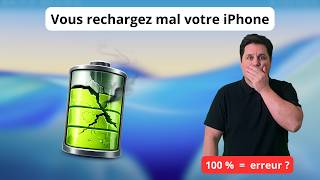 Vous rechargez mal votre iPhone (et ça détruit la batterie)