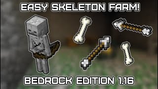✔️Minecraft: How to Make a Skeleton and Xp Farm - (Xbox, Ps4, MCPE, and Windows 10)