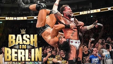 CM Punk Vs Drew McIntyre Strap Match at WWE Bash in Berlin 2024
