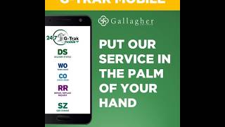 How to use the G-Trak Mobile App from Gallagher Uniform screenshot 1