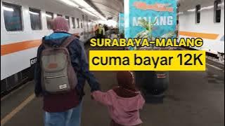 POV:Naik Kereta Api Termurah, Surabaya Malang Cuma Bayar 12K