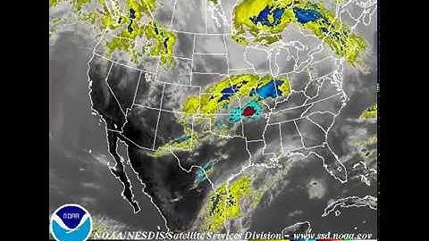 Color Enhanced Infrared Satellite Loop March 25, 2015