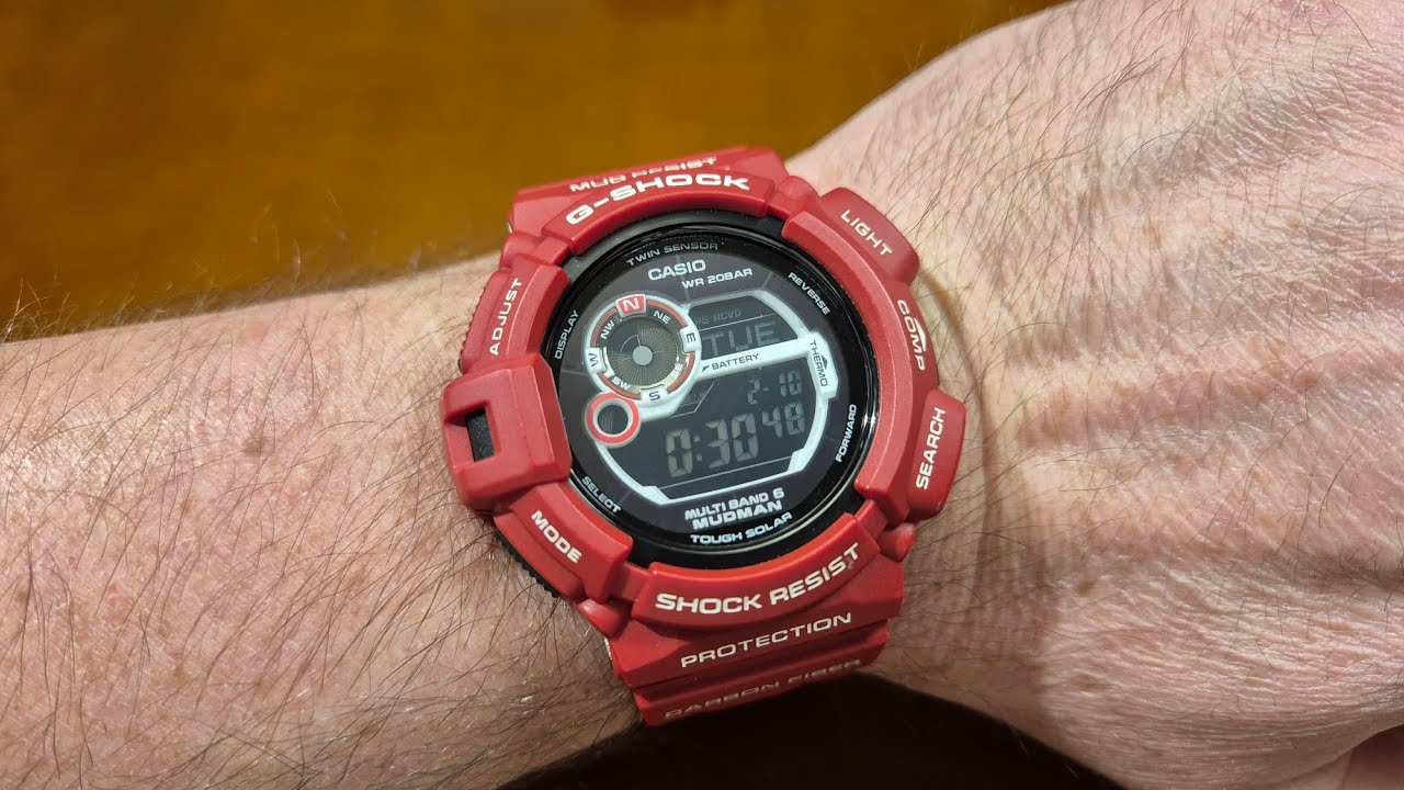 Casio G-Shock GW-9300RD-4JF MUDMAN - unboxing, review Casio G-Shock GW-9300RD-4JF MUDMAN - unboxing, review