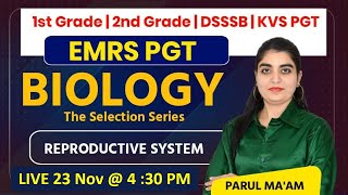 Biology Online Classes for EMRS PGT, 1st Grade, 2nd Grade, DSSSB, KVS PGT Exams 2023-24 (bio class)