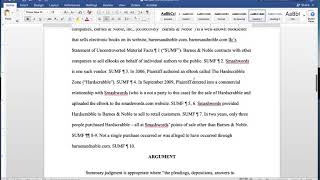 Formatting an Appellate Brief (Part 1 or 3)