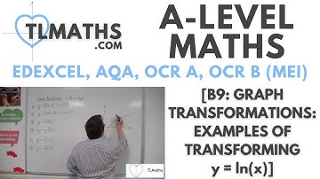 A-Level Maths: B9-18 [Graph Transformations: Examples of Transforming y = ln(x)]