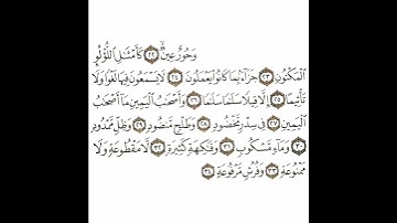 سورة الواقعة 3 القسم الثالث تكرار كيفي من .. وحور عين كأمثال اللؤلؤ المكنون .. إلى .. وفرش مرفوعة