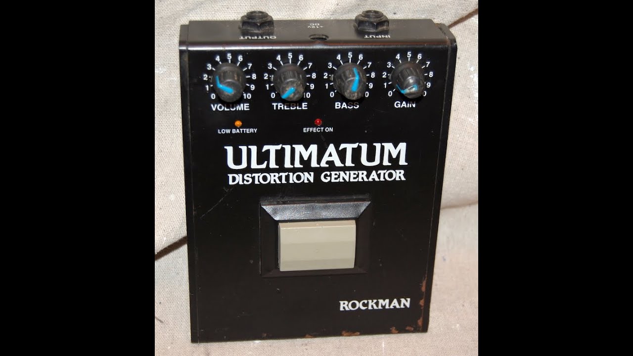 ROCKMAN ULTIMATUM DISTORTION GENERATOR