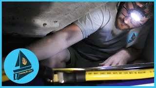 56. Installing TWELVE LITHIUM Batteries - Electric Sailboat | Learning the Lines - DIY Sailing