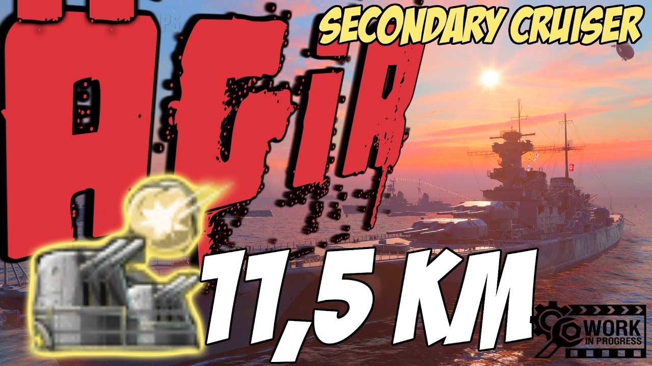 Ägir Secondary Cruiser || World of Warships