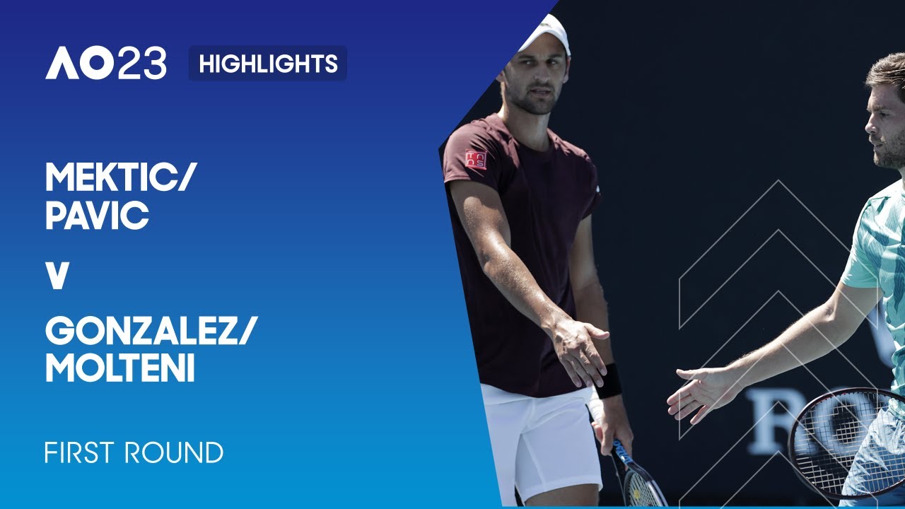 Mektic Pavic V Gonzalez Molteni Highlights Australian Open 2023 Round 