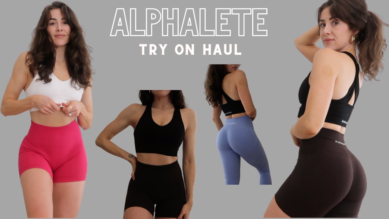 Alphalete Try On Haul - YouTube