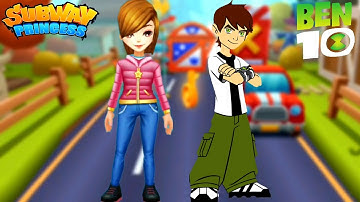 Subway Princess Runner VS BEN 10 : Up to Speed !!!! - Endless Run | Android/iOS Gameplay HD