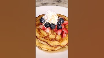 Making Box Pancakes Recipe Taste Better than IHOP Quick and Easy Receta #shorts