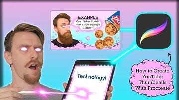 YouTube Thumbnail Tutorial / How to Make Thumbnails with ProCreate on iPad