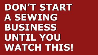 How to Start a Sewing Business | Free Sewing Business Plan Template Included