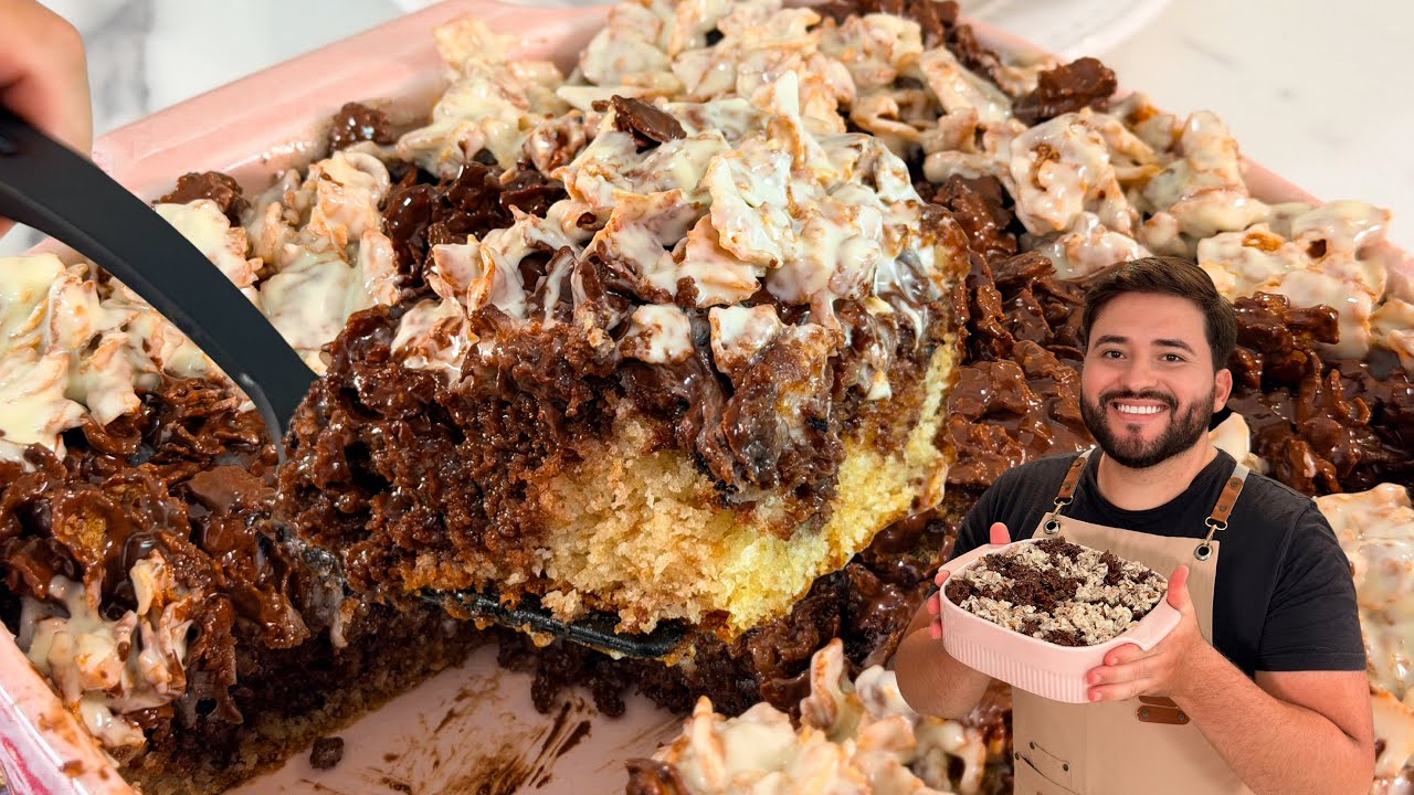 ESSE BOLO CROCANTE VAI TE SURPREENDER! FÁCIL E SEM ERROS - Gabriel Freitas