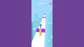 Perfect Cube Run level 55 (Android iOS) gameplay #short #viralshorts