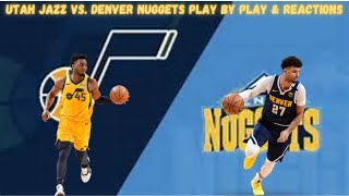 Game 7 denver nuggets vs. utah jazz live stream play by & reactions