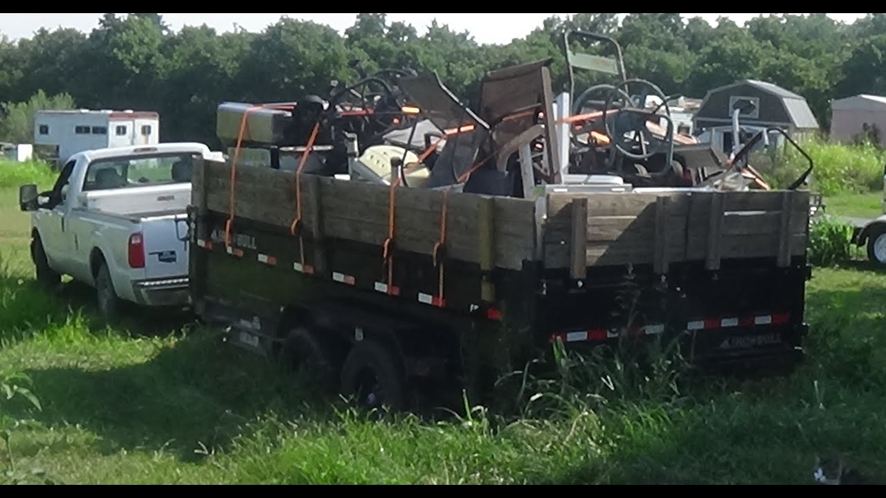Taking a nice big Load of Scrap Metal to the Scrap Yard