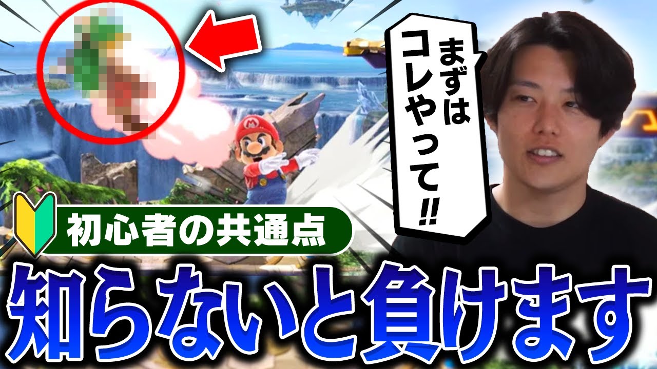 【スマブラSP】初心者が負け続ける理由はコレです...