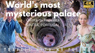 THE ULTIMATE MASONIC INITIATION WELL AND 19TH CENTURY PALACE !! MORE IS MORE. Sintra, Portugal