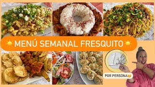 Menú SEMANAL 20€ con recetas FÁCILES y RÁPIDAS para verano☀️ OS ENSEÑO LA COMPRA!!
