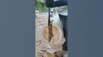 Traditional Wood Splitting: Precision Craftsmanship in Action