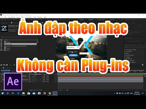 Hướng dẫn làm ảnh đập theo nhạc trong After Effects không cần Plug-ins