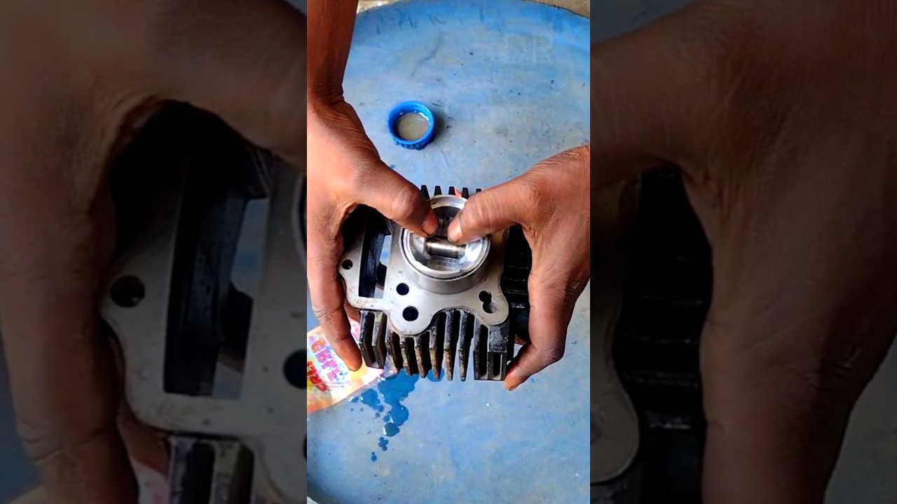 how to bike engine cylinder ring piston  fittings    