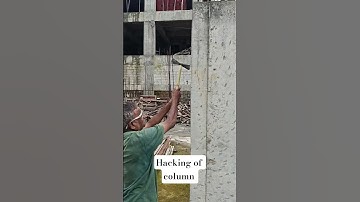 Hacking of column. #hacking #hackingcolumn #construction