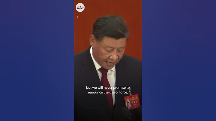 China will take ‘all measures necessary’ against Taiwan, Xi Jinping warns | USA TODAY #Shorts - 天天要闻