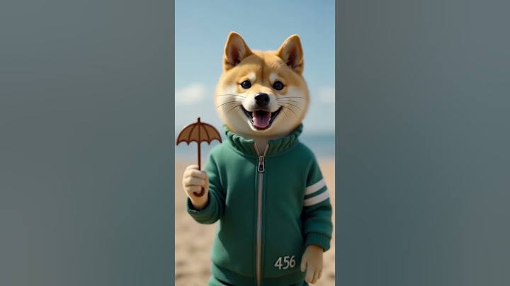 Cute dog won squid game😱💀 #dog # funny #cartoon