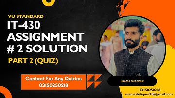 IT430 Assignment 2 – Part 2 | DigiSkills Week 3 Quiz Solutions