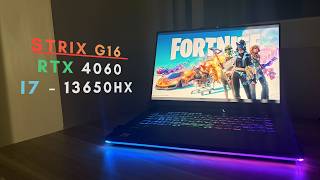 Asus Rog STRIX G16 (2023) | FORTNITE | All settings