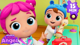 jill plays doctor dress up jills playtime little angel kids songs nursery rhymes